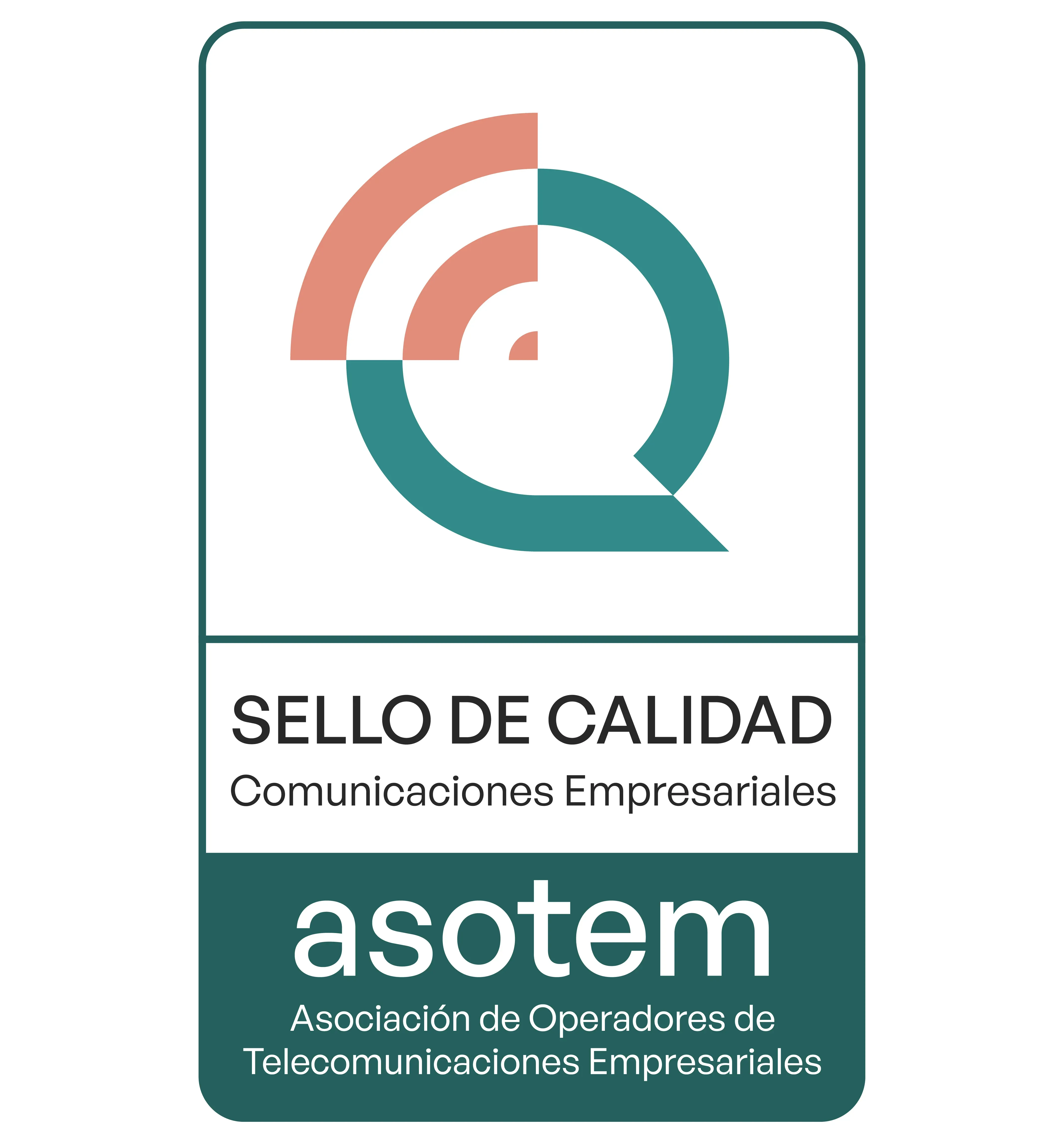 Certificado Calidad Asotem